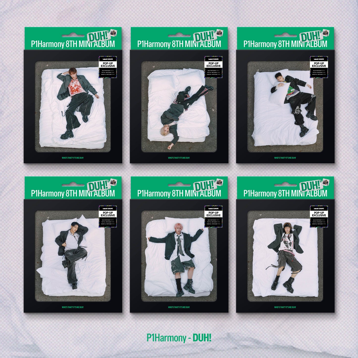 [PRE-ORDER] P1HARMONY - DUH! (Compact H ver.) [hello82 Europe POP-UP Exclusive]