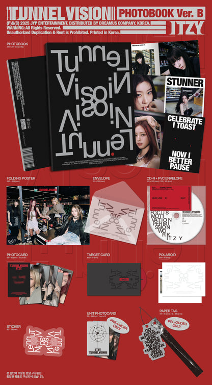 [PRE-ORDER] ITZY - TUNNEL VISION (Photobook Ver.)