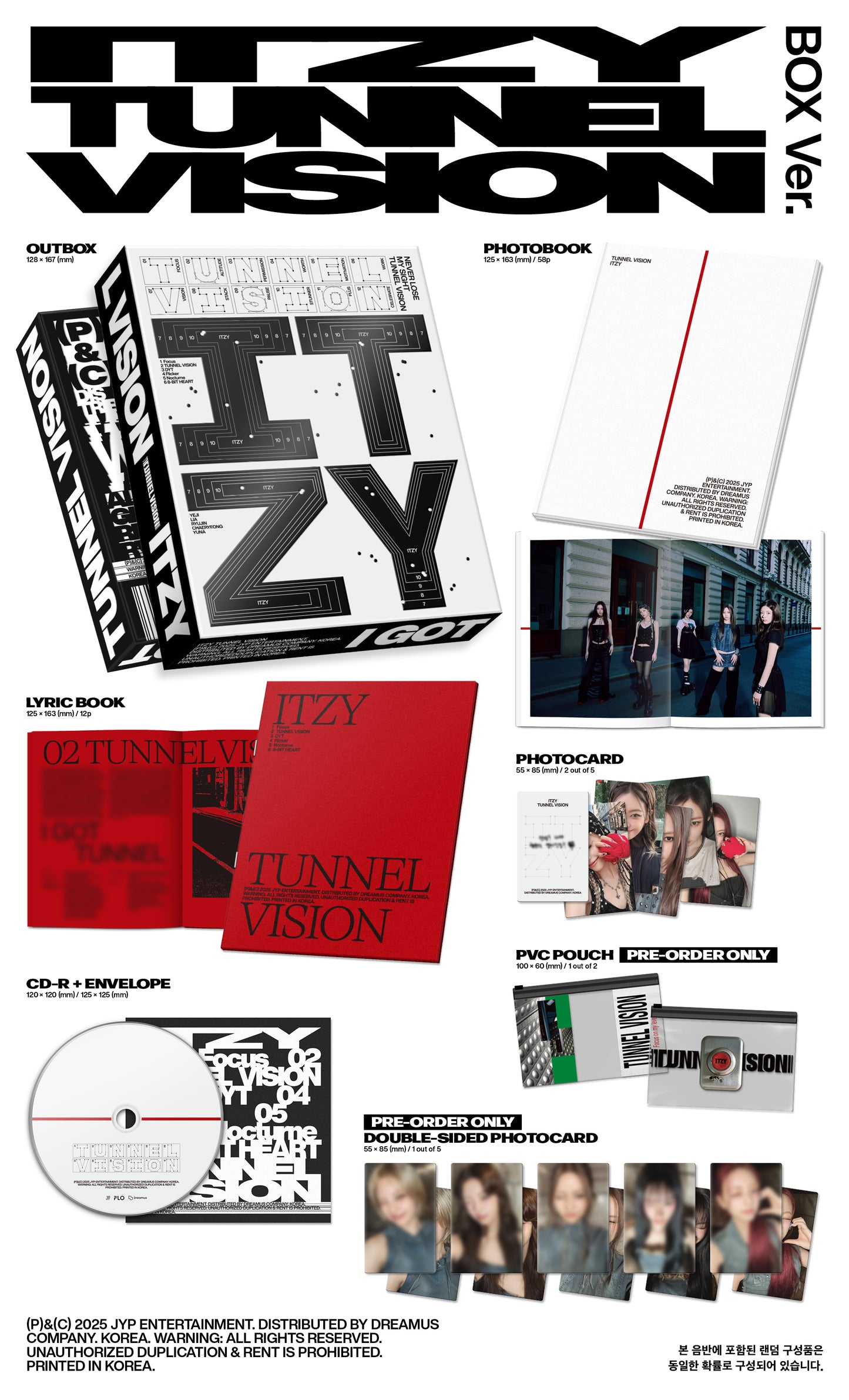 [PRE-ORDER] ITZY - TUNNEL VISION (Box Ver.)