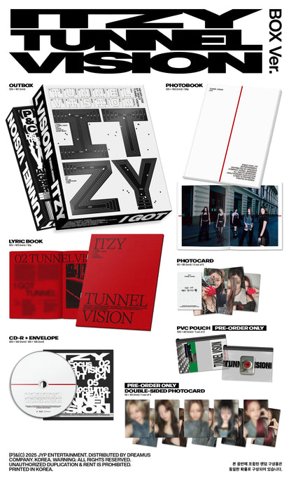 [PRE-ORDER] ITZY - TUNNEL VISION (Box Ver.)