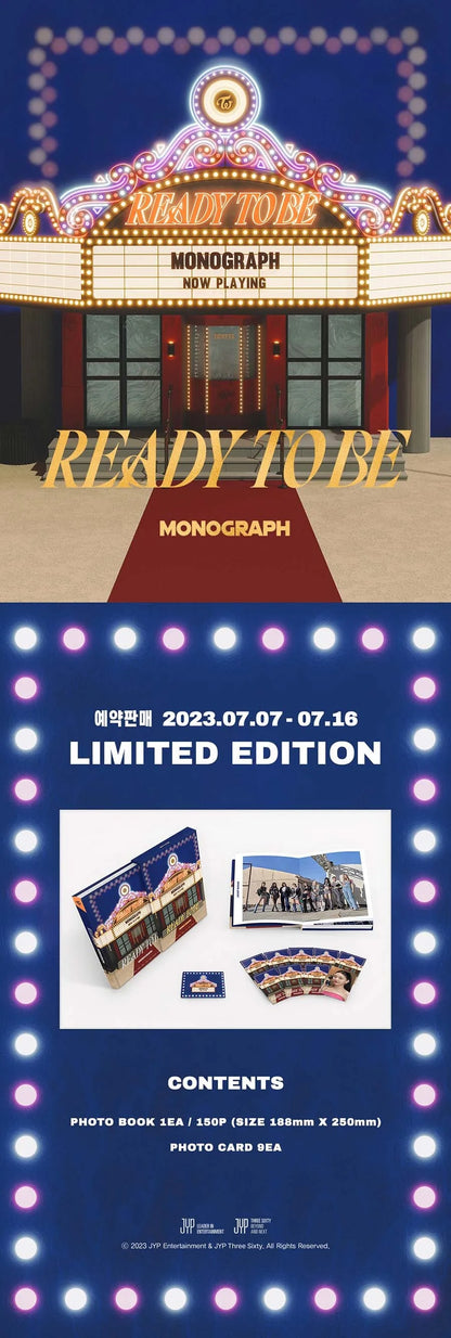 TWICE - READY TO BE (Monograph)