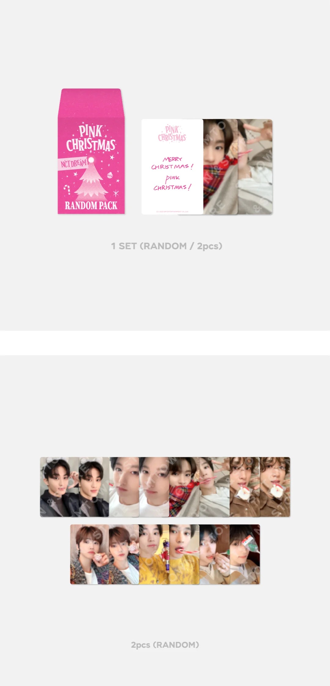 NCT DREAM - PINK CHRISTMAS 2023 PHOTOCARDS