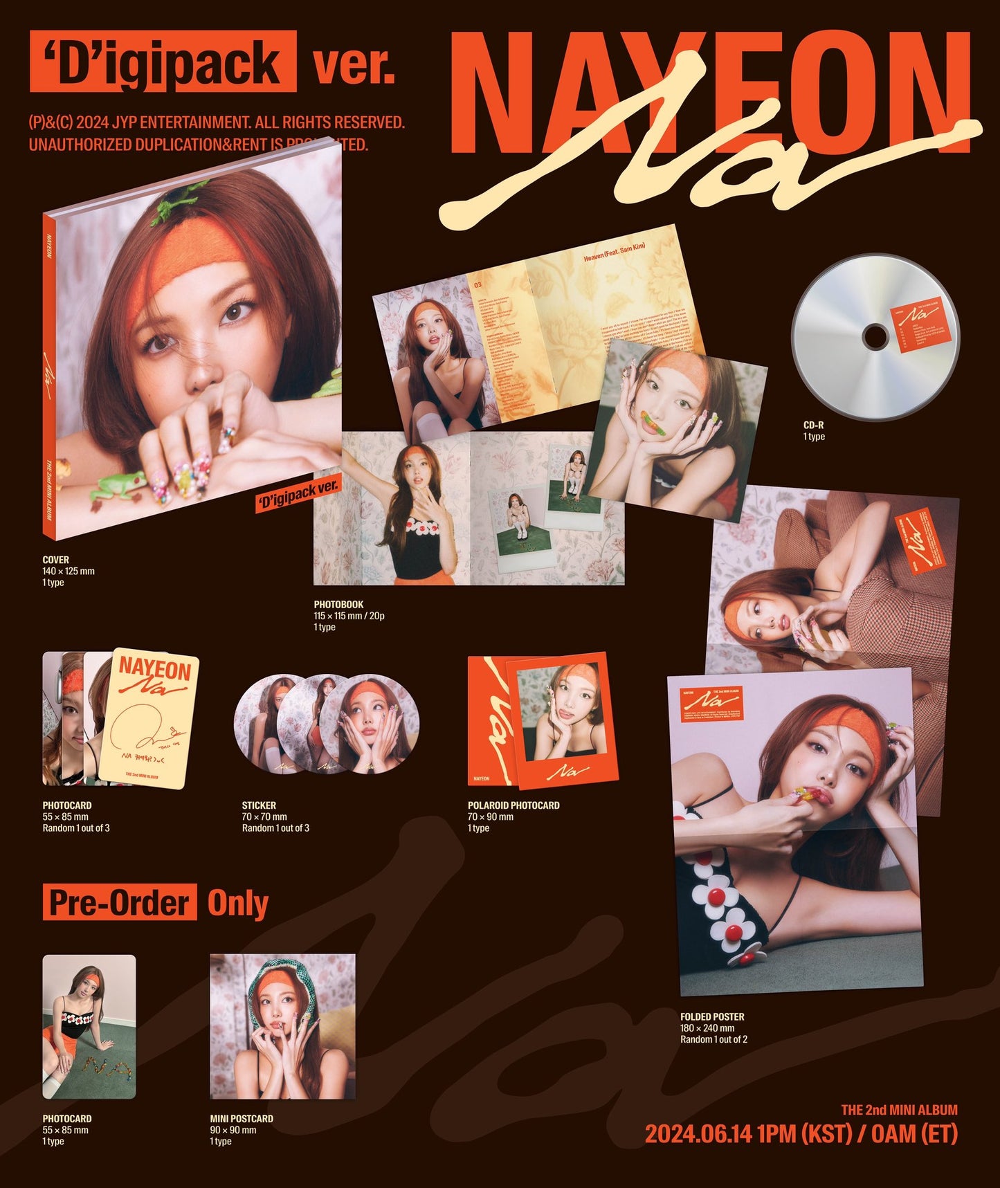 NAYEON - NA (Digipack Ver)