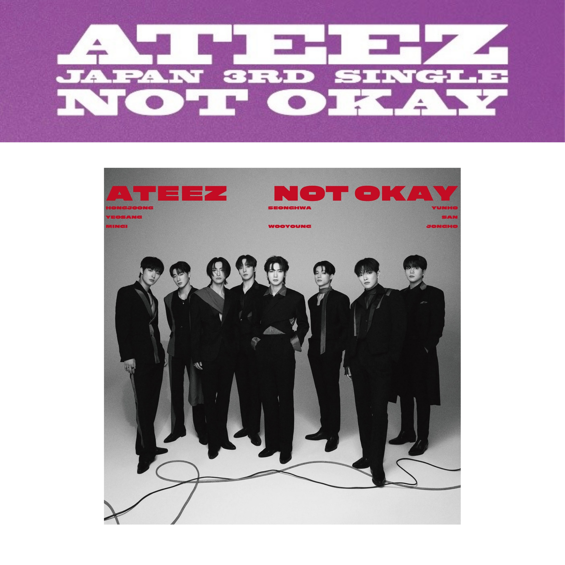 ATEEZ - NOT OKAY [Japanese Album] – K Stars