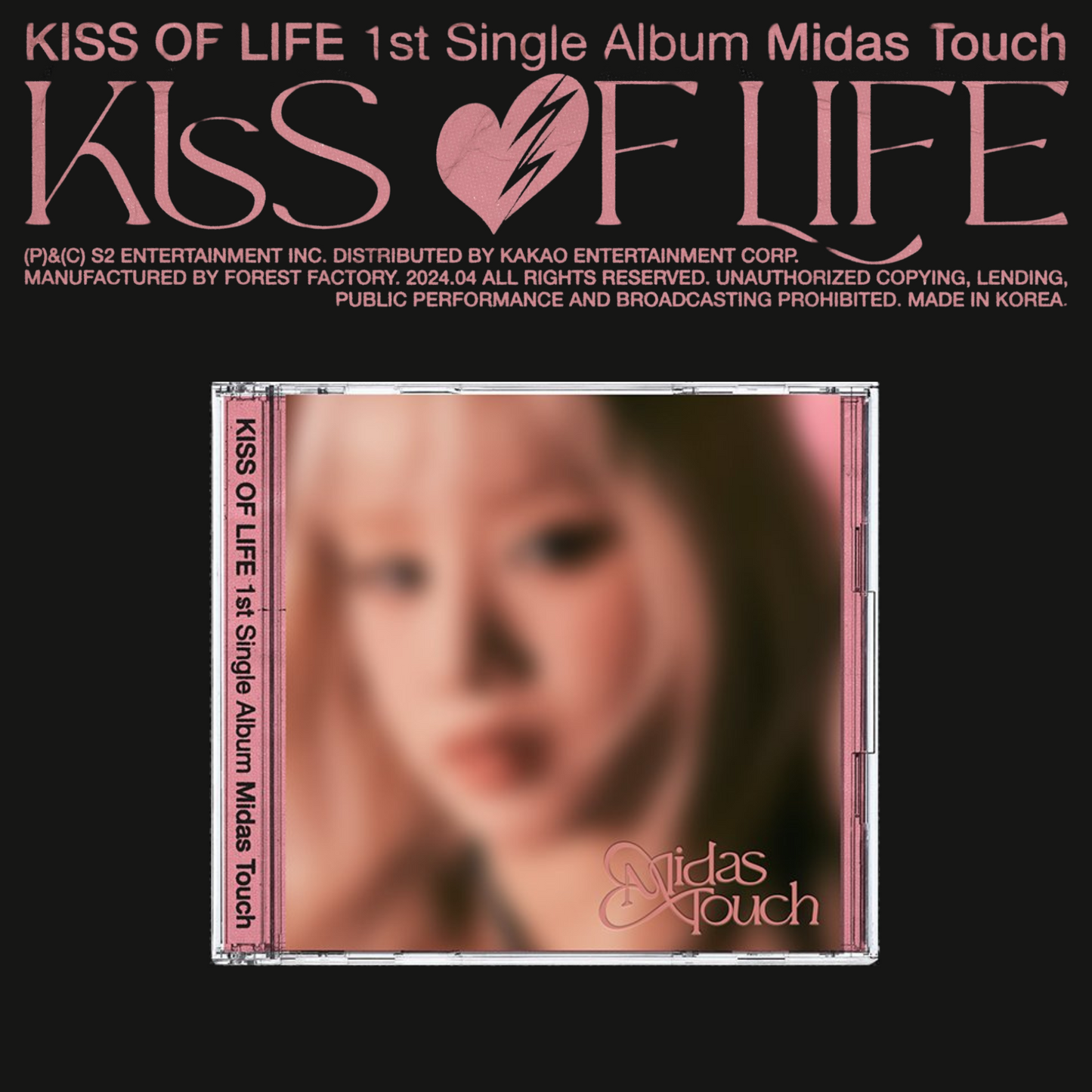 KISS OF LIFE - MIDAS TOUCH (Jewel Case Ver)