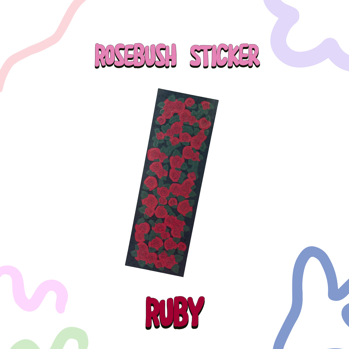 SOOANG STUDIO - Rosebush Sticker