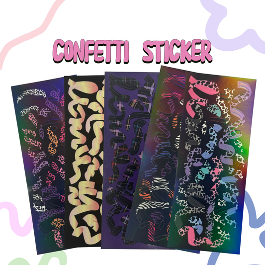SOOANG STUDIO - Confetti Sticker
