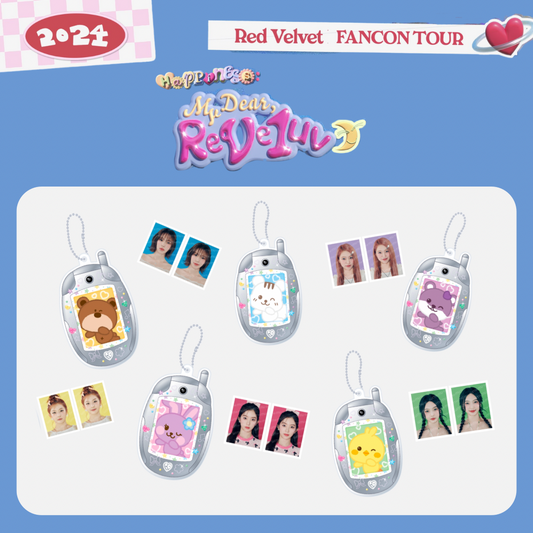 RED VELVET - [HAPPINESS : My Dear, ReVe1uv Official MD] Photo Holder Keyring