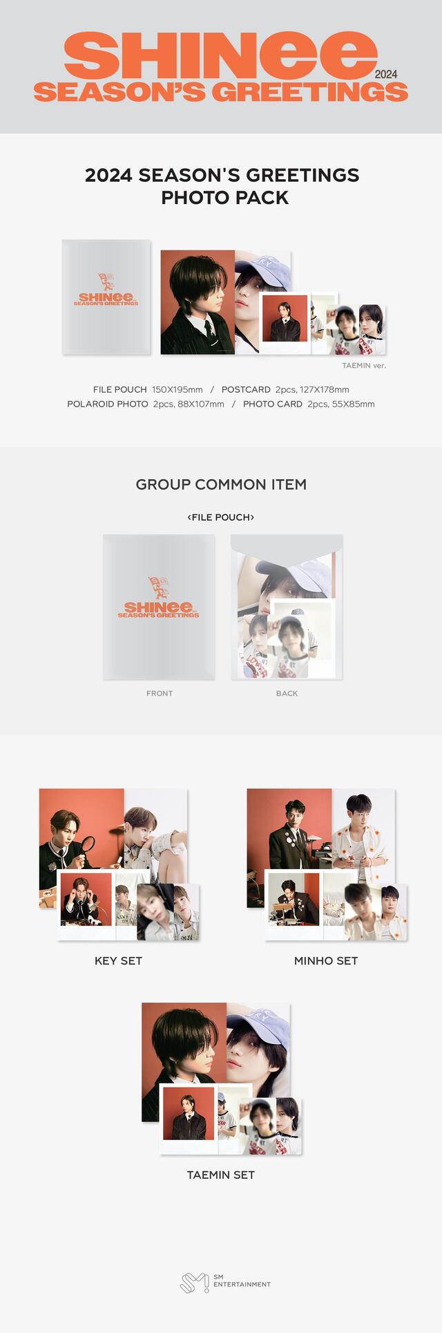 SHINEE - Season's Greetings 2024 Photo Pack