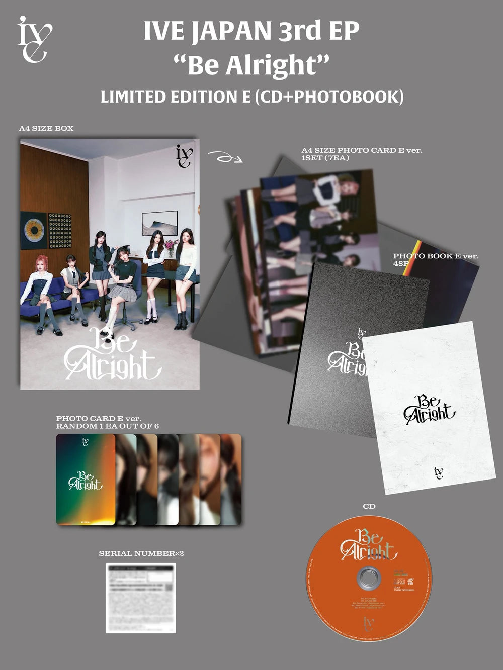 【新品未開封】IVE JAPAN EP Be Alright　10形態セット IVE JAPAN EP Be Alright 10形態セット