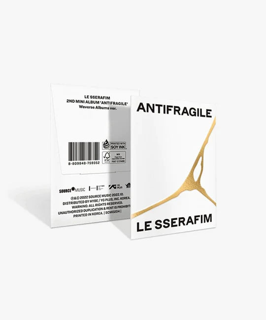 LE SSERAFIM - LESSERAFIM ANTIFRAGILE パワステ特典 ５枚 ② LE SSERAFIM - LESSERAFIM ANTIFRAGILE パワステ特典 5枚 ②の