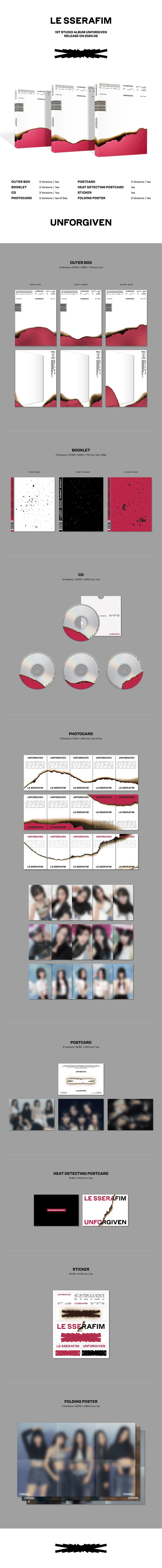 LE SSERAFIM - UNFORGIVEN