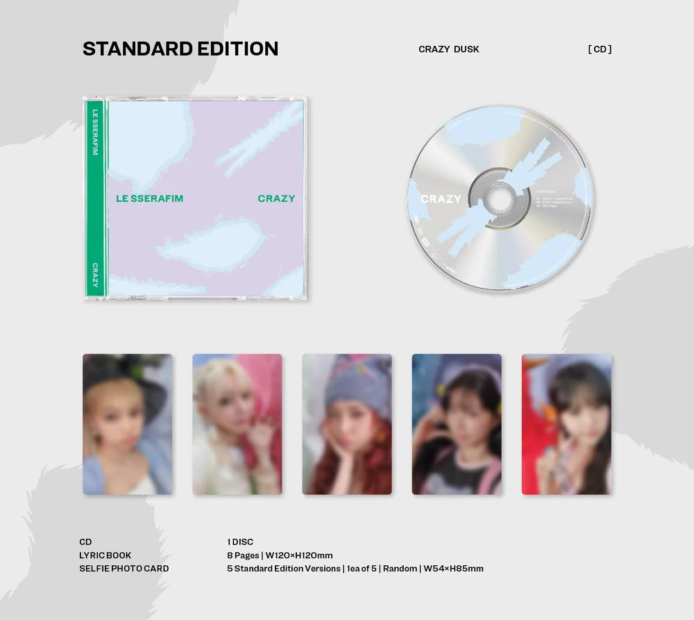 LE SSERAFIM - CRAZY [Japanese Album]