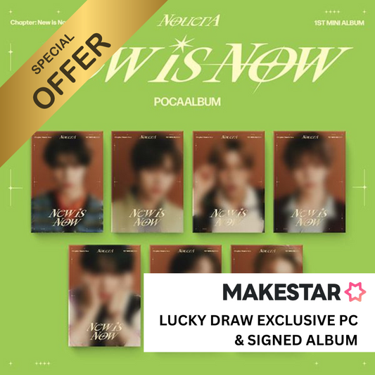 NouerA - New is Now (Poca Album Ver.) [Makestar Lucky Draw Exclusive Photocard]