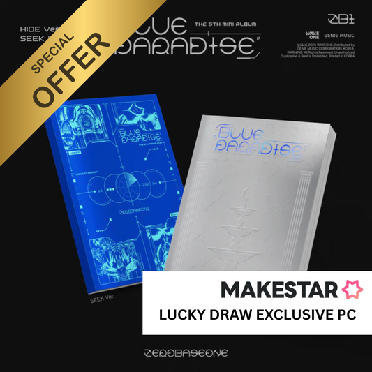 ZEROBASEONE - BLUE PARADISE (Photobook Ver) [Makestar Lucky Draw Exclusive Photocard]