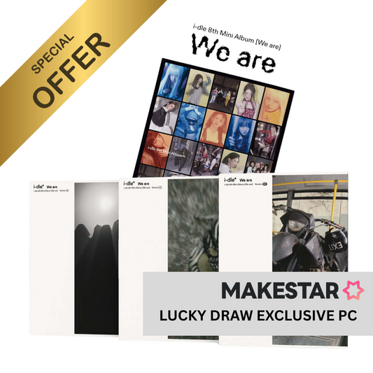 I-DLE - We Are [Makestar Lucky Draw Exclusive Photocard]