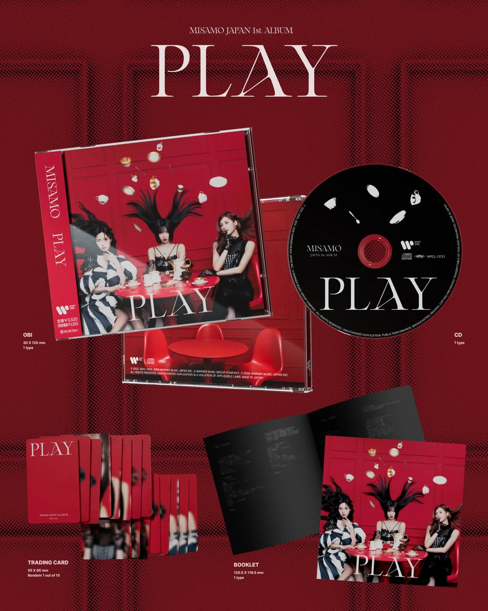 CD TWICE MISAMO PLAY oncejapan限定盤 ワンジャパ盤