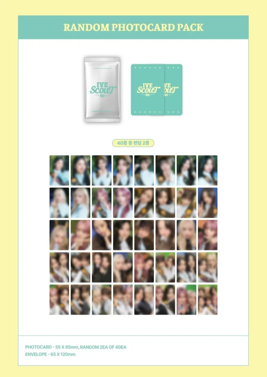 IVE - [IVE SCOUT 3RD FAN CONCERT] Random Photocard Pack