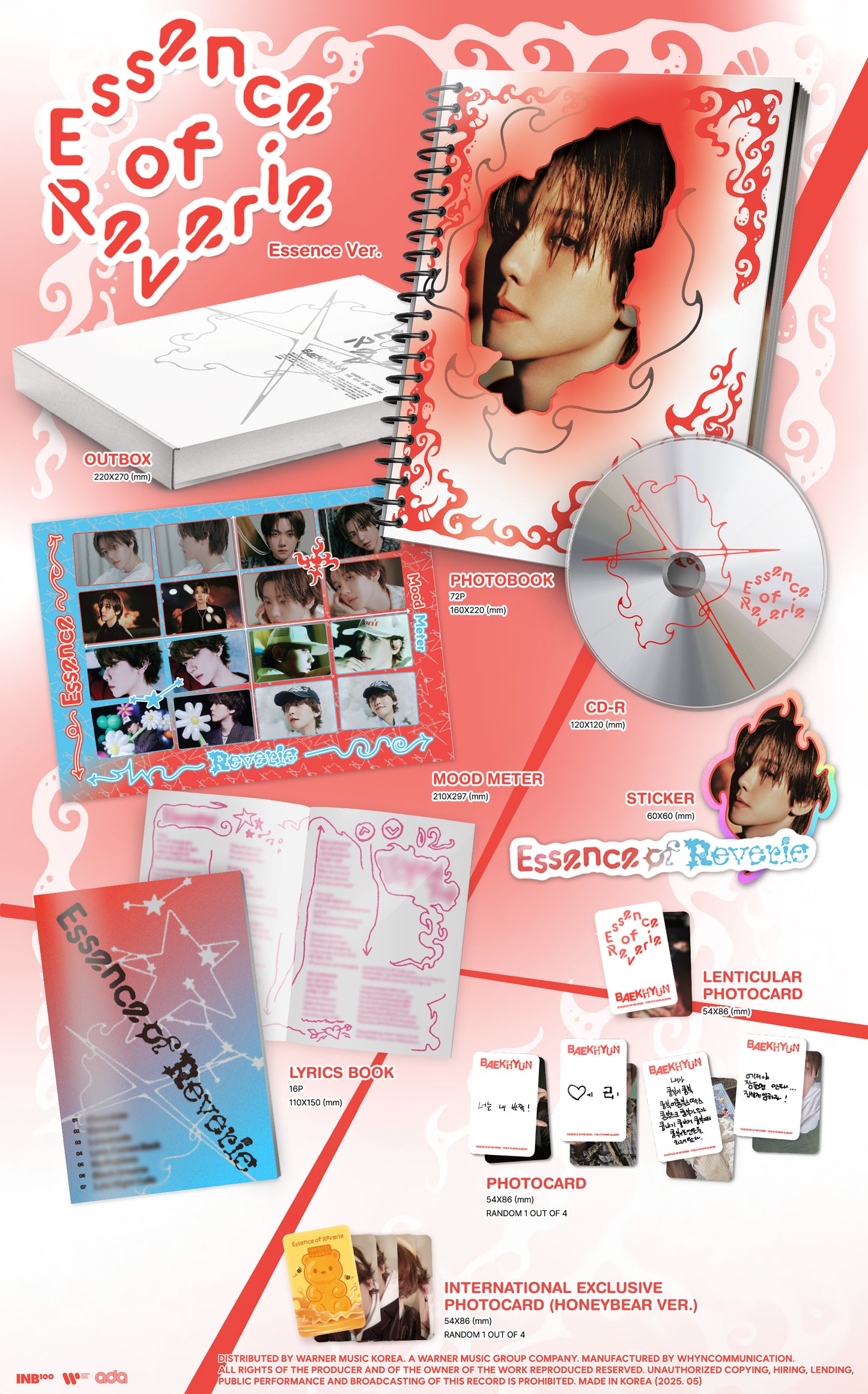 BAEKHYUN - Essence of Reverie (Photobook) [hello82 SIGNED]