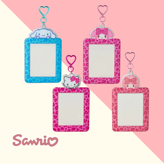 SANRIO - Character Card Holder (Leopard Print)
