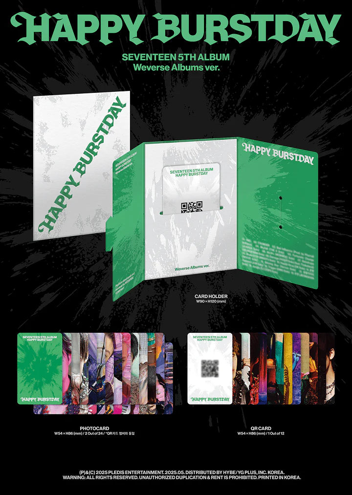 SEVENTEEN - HAPPY BURSTDAY (Weverse Album Ver.) – K Stars