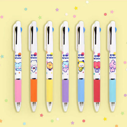 BT21 Minini 3 Colour Ballpoint Pen