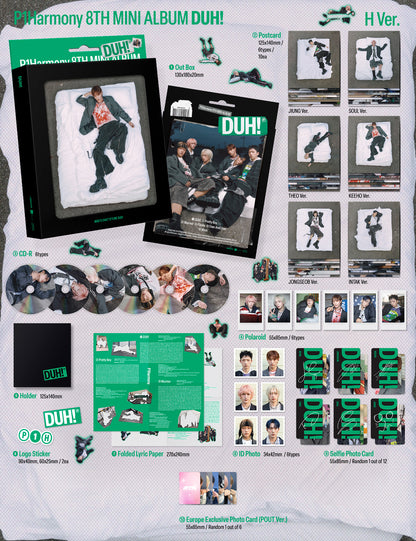 [PRE-ORDER] P1HARMONY - DUH! (Compact H Ver)