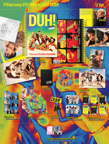 [PRE-ORDER] P1HARMONY - DUH! (Photobook Ver)