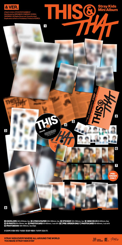 [PRE-ORDER] STRAY KIDS - THIS & THAT (& Ver.)