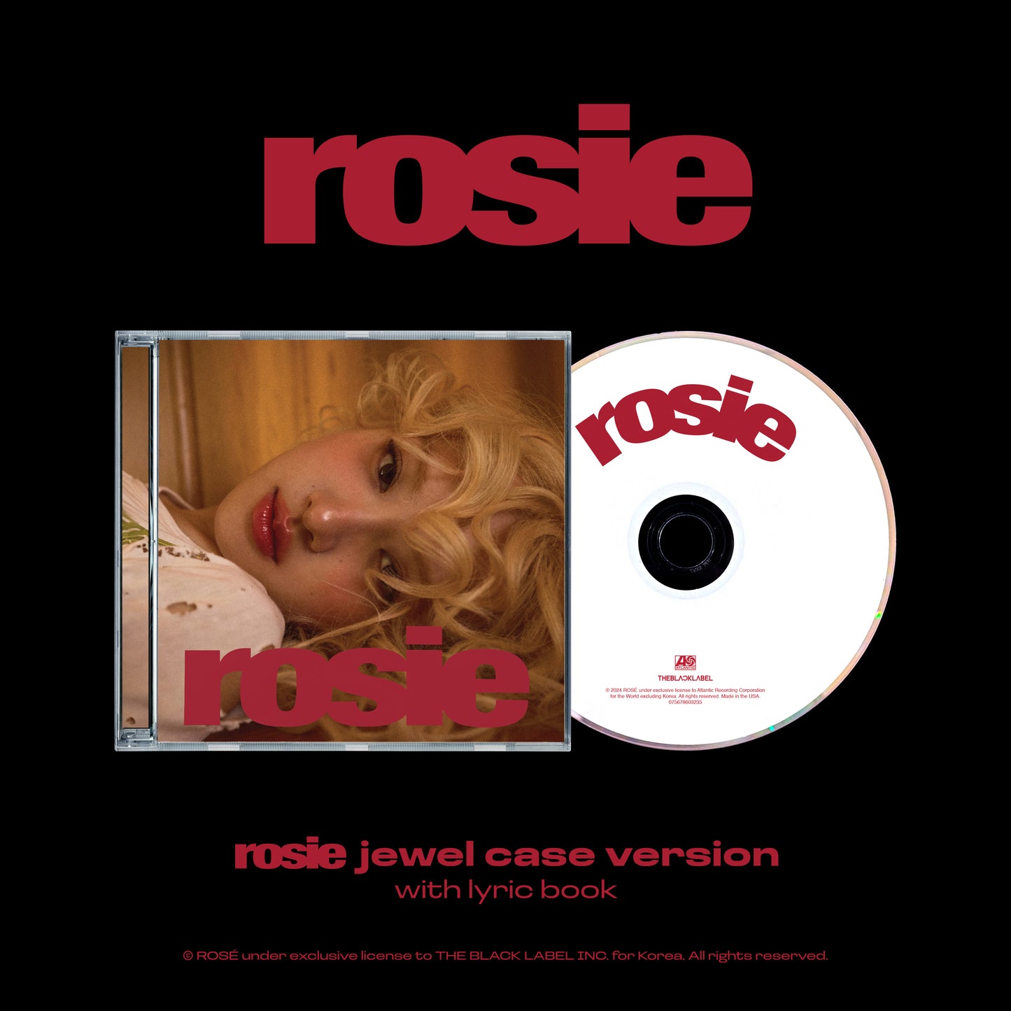 ROSÉ - ROSIE (Jewel Case Ver)