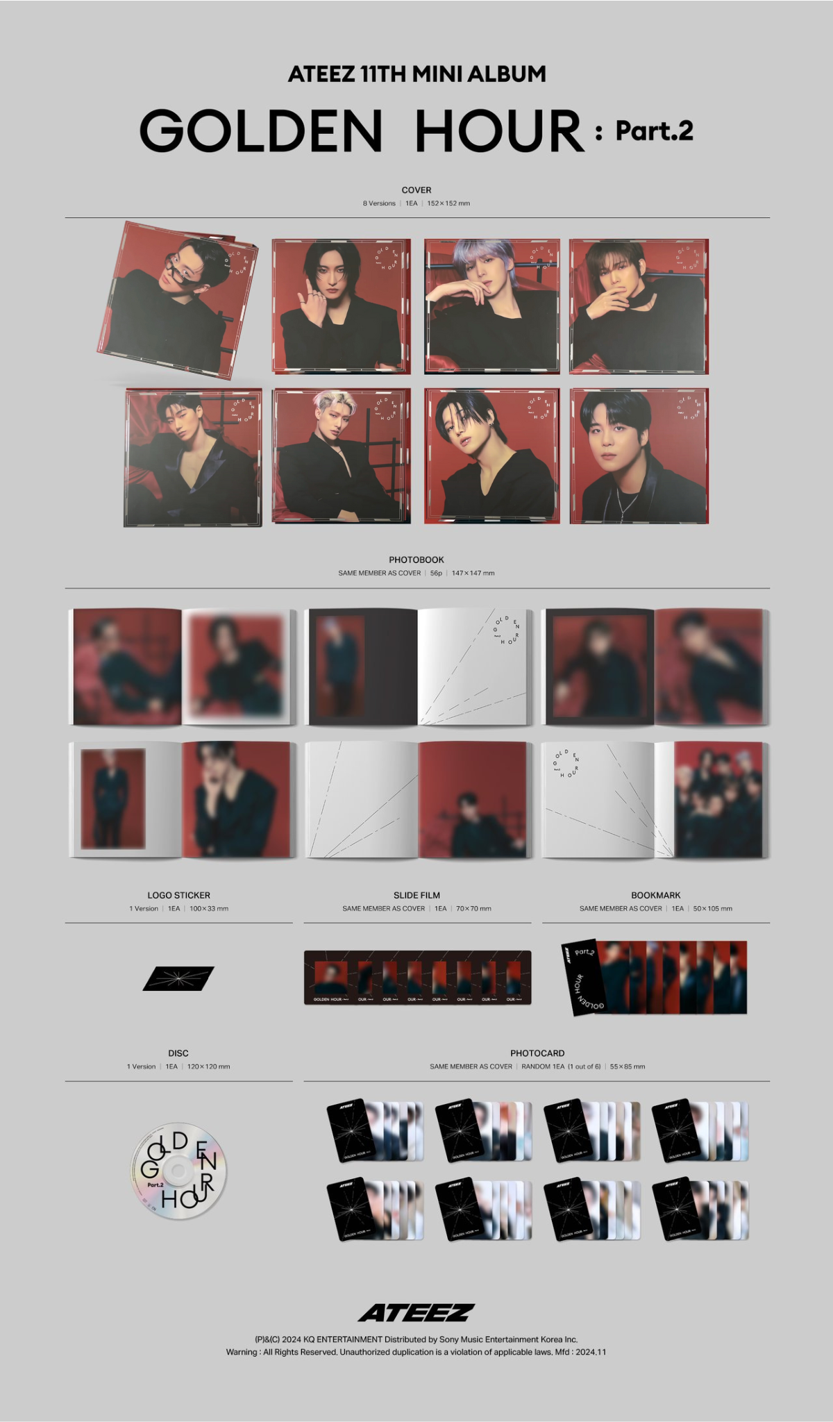 ATEEZ - GOLDEN HOUR PART. 2 (Digipak Ver)