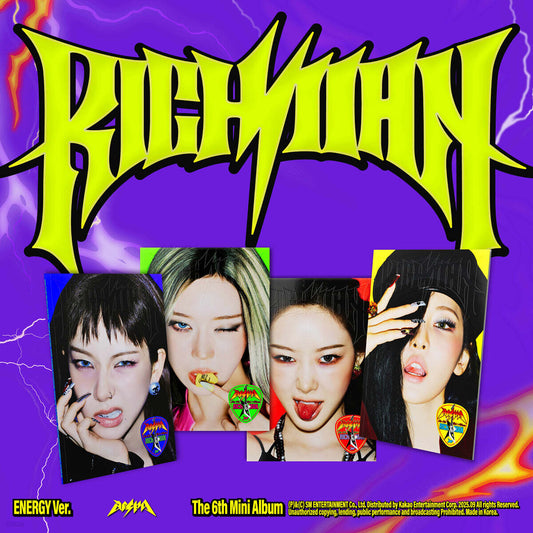 [PRE-ORDER] AESPA - Rich Man (Energy Ver.)