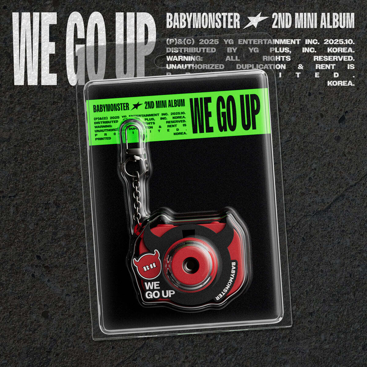 [PRE-ORDER] BABYMONSTER - WE GO UP (MINI BEAM KEYRING Ver.)