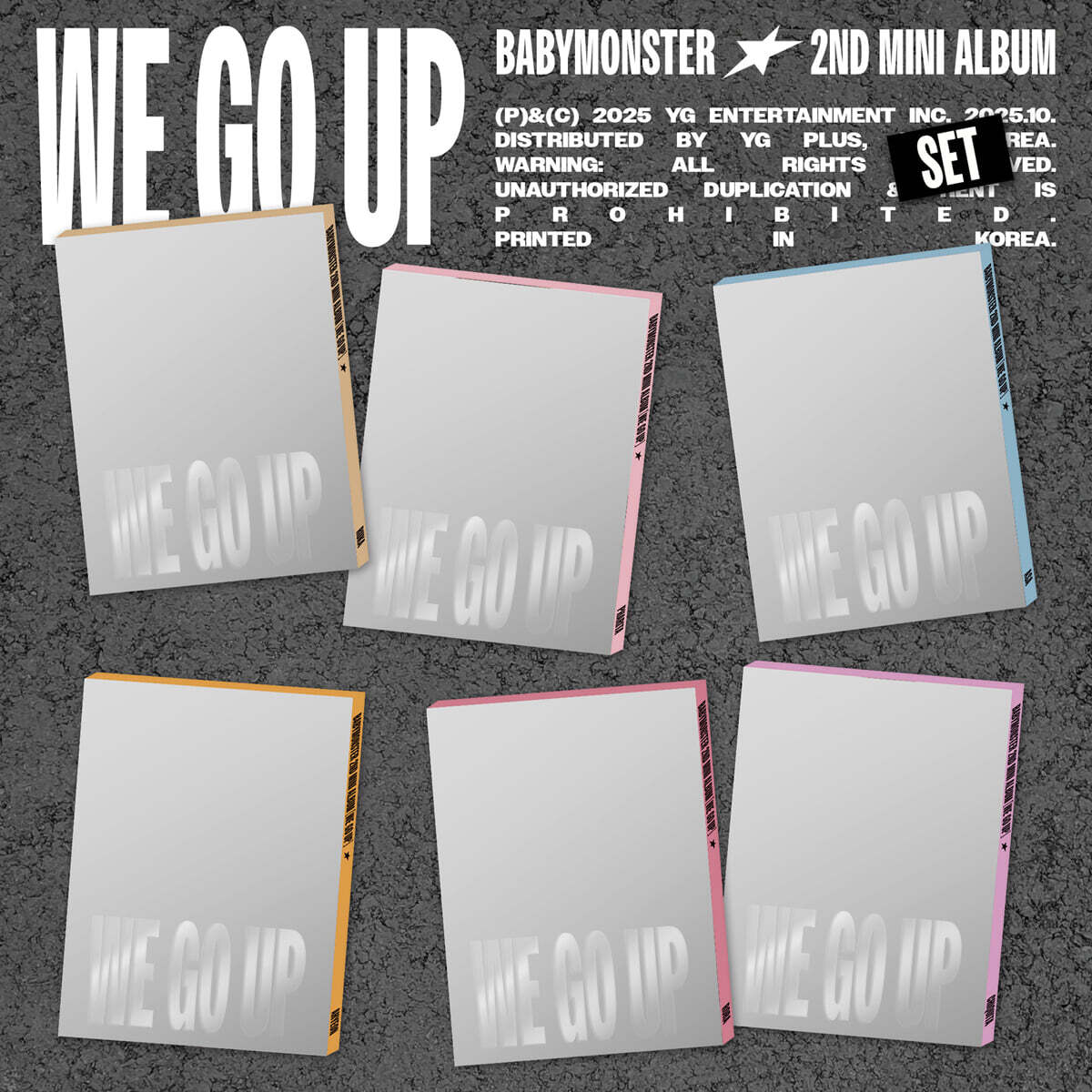[PRE-ORDER] BABYMONSTER - WE GO UP (Pattern Ver.)