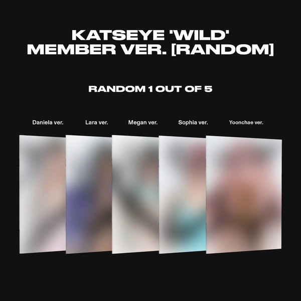 [PRE-ORDER] KATSEYE - WILD (Member Ver.)