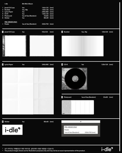 [PRE-ORDER] I-DLE - 8th Mini Album (Special Jewel Ver)