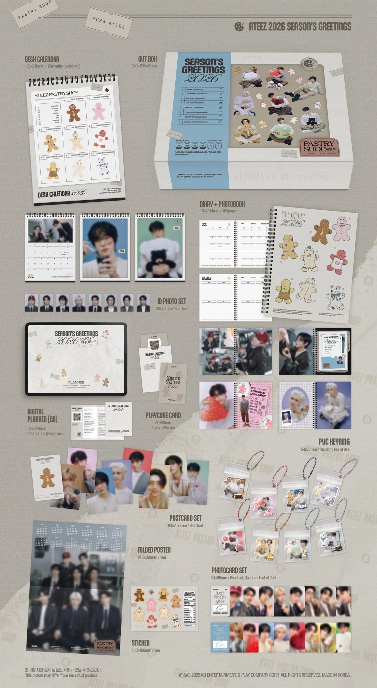 [PRE-ORDER] ATEEZ - 2026 SEASONS GREETINGS [WITH POB]