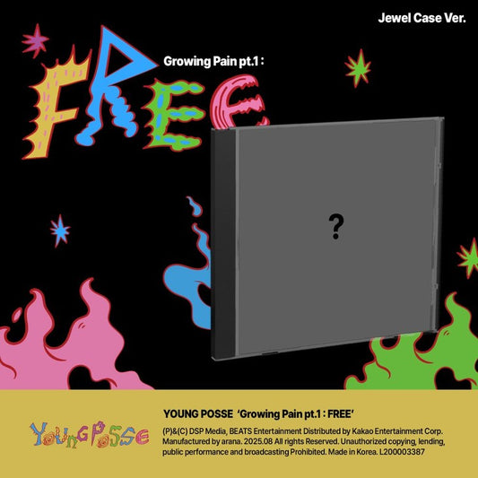 [PRE-ORDER] YOUNG POSSE - Growing Pain Pt.1: FREE (Jewel Case Ver)