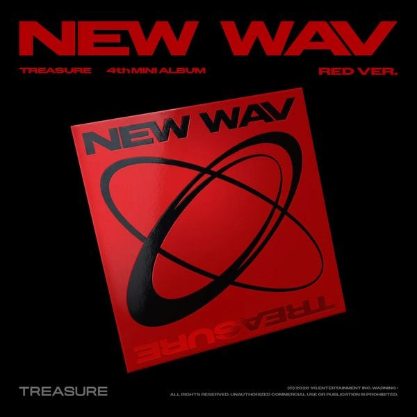 TREASURE - NEW WAV (Red/Ice Ver.)