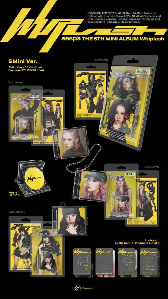 AESPA - WHIPLASH (SMini Ver.) – K Stars AESPA - WHIPLASH (SMini Ver.) – K Stars