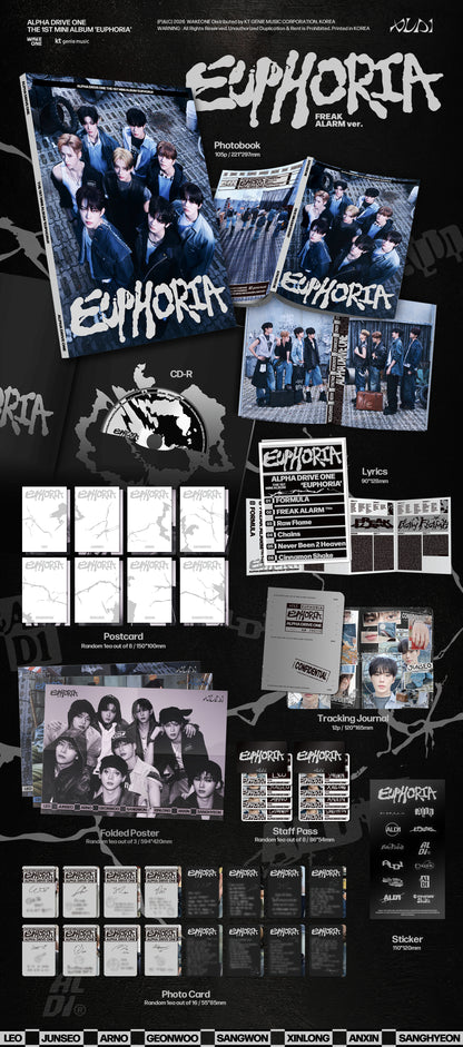 ALPHA DRIVE ONE - EUPHORIA (Freak Alarm Ver./Photobook Ver.)