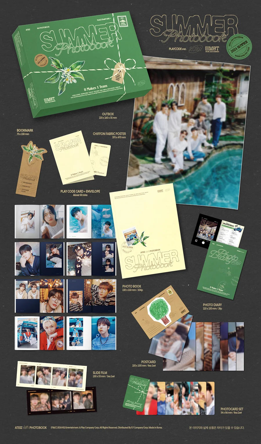 ATEEZ - Summer Photobook 2024 (PLAYCODE) – K Stars