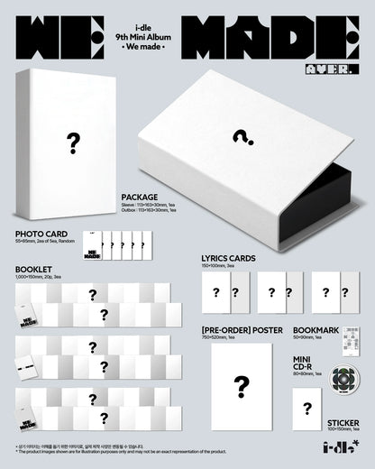 [PRE-ORDER] I-DLE - We Made (A Ver)