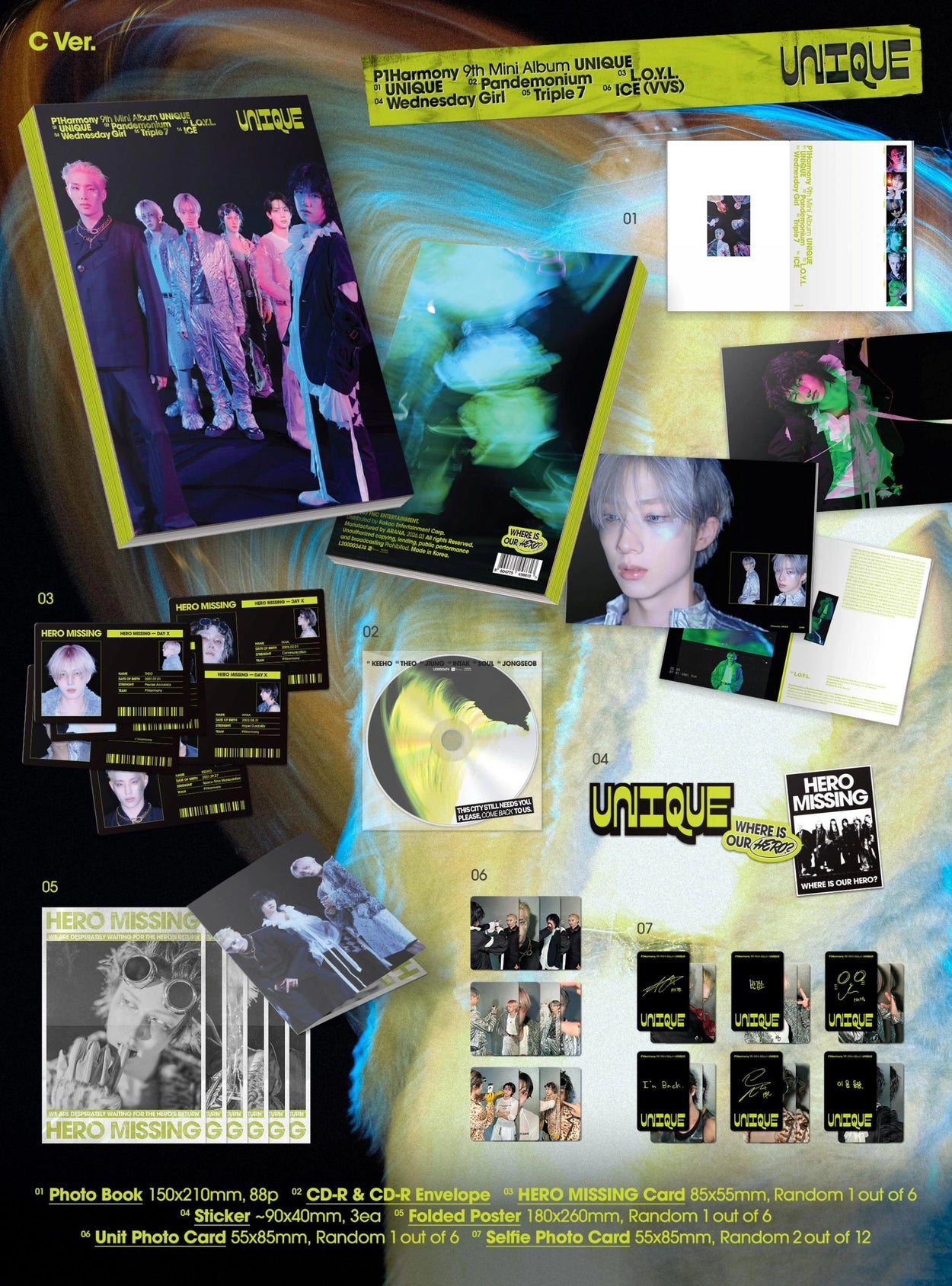 P1Harmony - UNIQUE (Photobook Ver.) – K Stars P1Harmony - UNIQUE (Photobook Ver.) – K Stars
