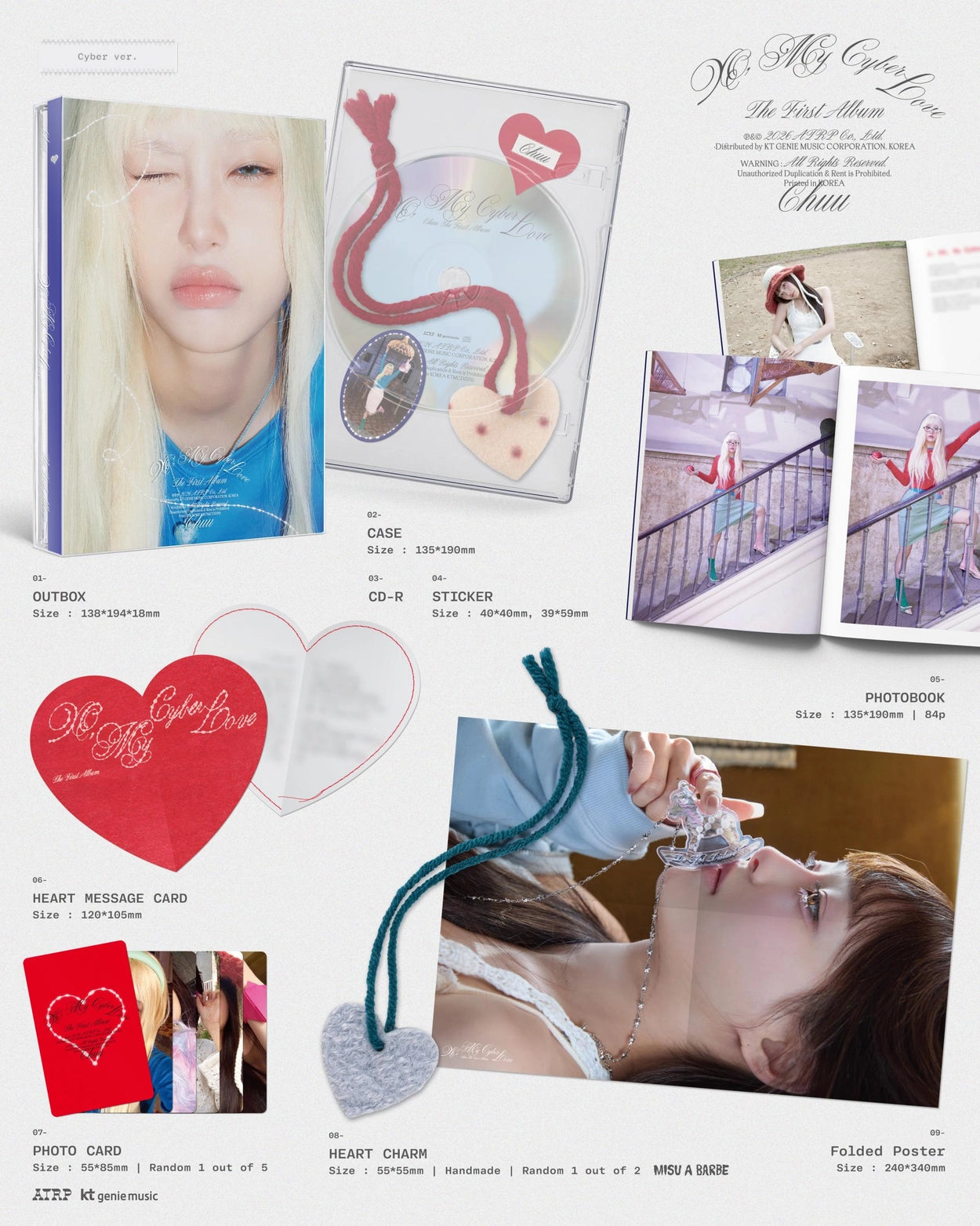 [PRE-ORDER] CHUU - XO, My Cyberlove (Cyber Ver./ Photobook Ver.)