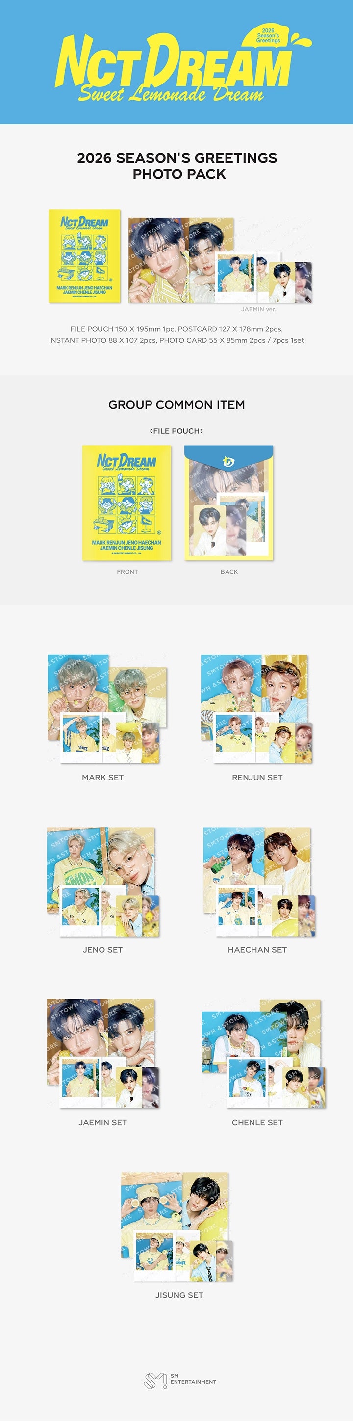[PRE-ORDER] NCT Dream - Season's Greetings 2026 Photo Pack