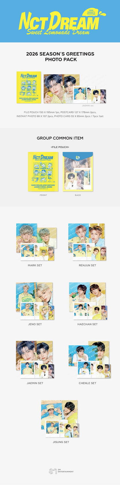[PRE-ORDER] NCT Dream - Season's Greetings 2026 Photo Pack
