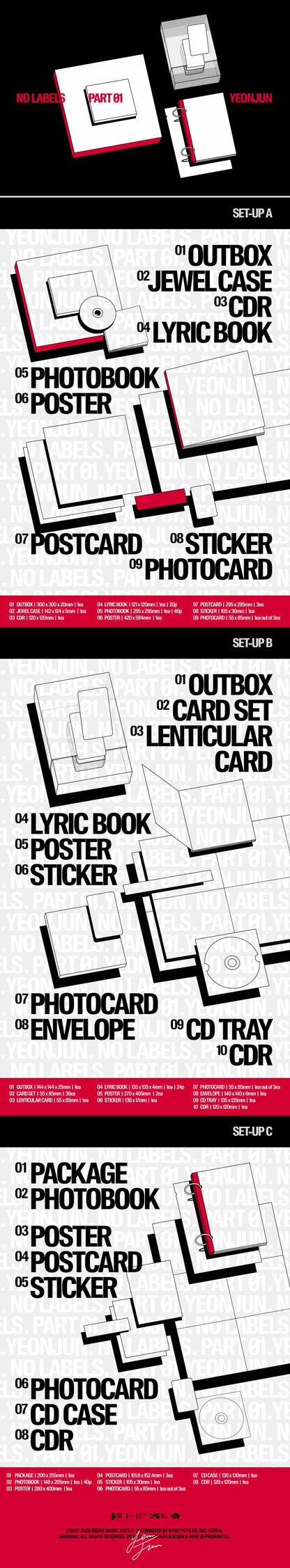 [PRE-ORDER] YEONJUN - NO LABELS: PART 01