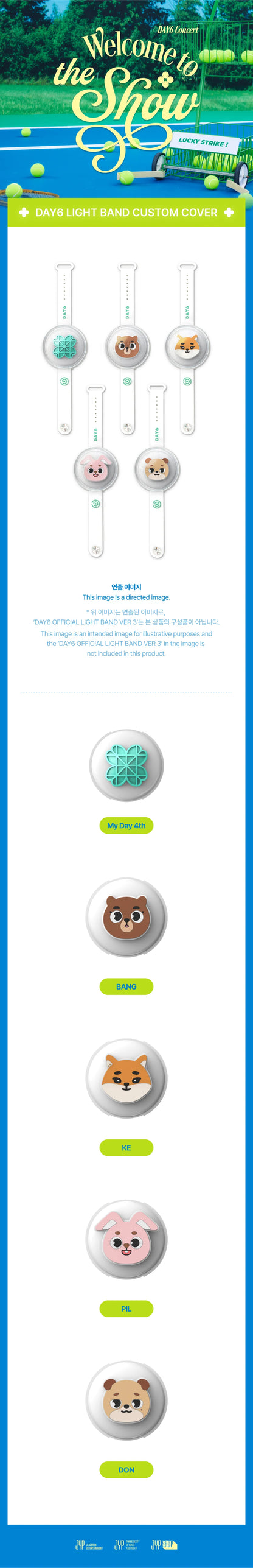 [PRE-ORDER] DAY6 - Denimalz Light Band Custom Cover [Welcome To The Show MD]