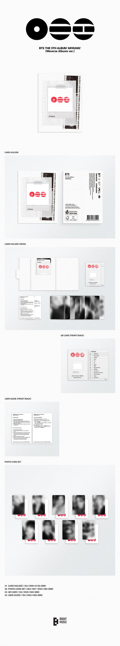 BTS - ARIRANG (Weverse Album Ver.)